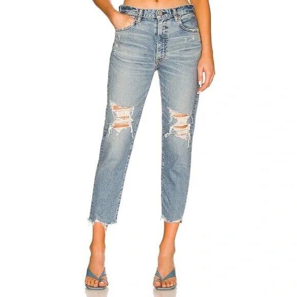 MOUSSY VINTAGE Carter Friend Distressed Jeans Size 26 - Picture 1 of 15